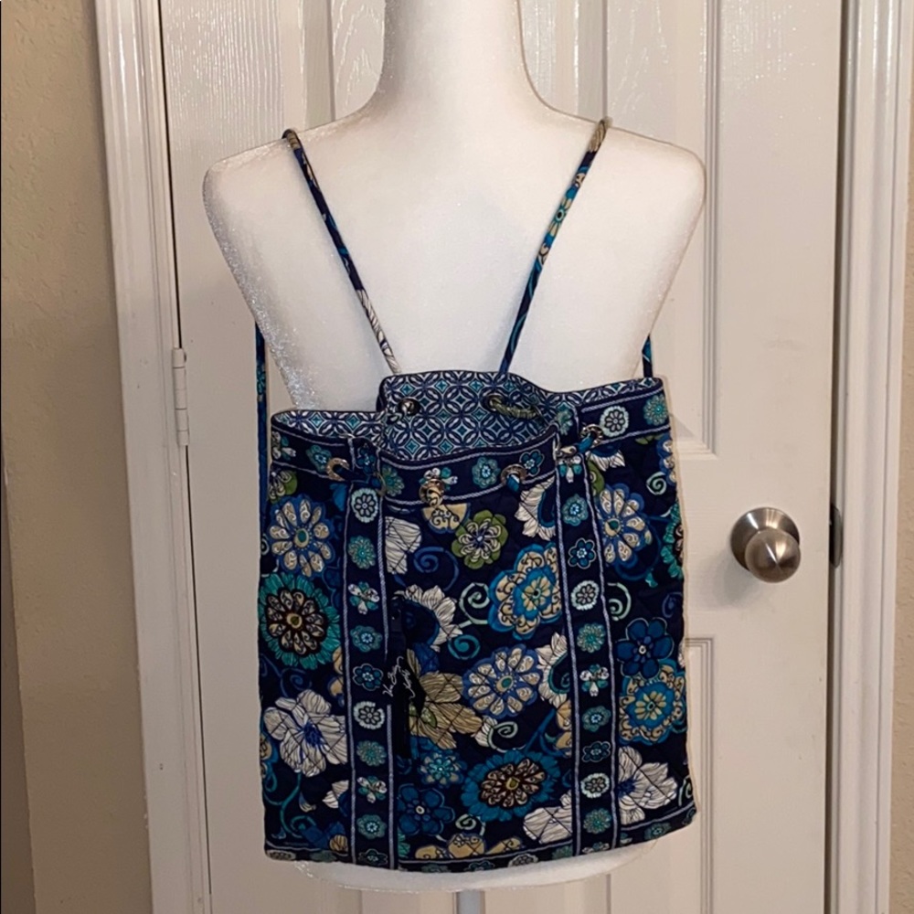 Vera Bradley large drawstring bag